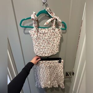 Abercrombie & Fitch Floral Smocked Garment